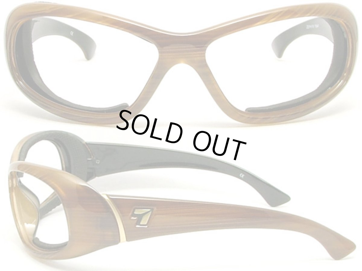 画像2: セブンアイ【7EYE】サングラス 【ZEPHYR】(ゼファー)F-5641 AirDam (サンダルウッド) *セットするレンズによってご注文後に金額が変わります!必ず上記レンズラインナップをご確認の上お選びください! (2)