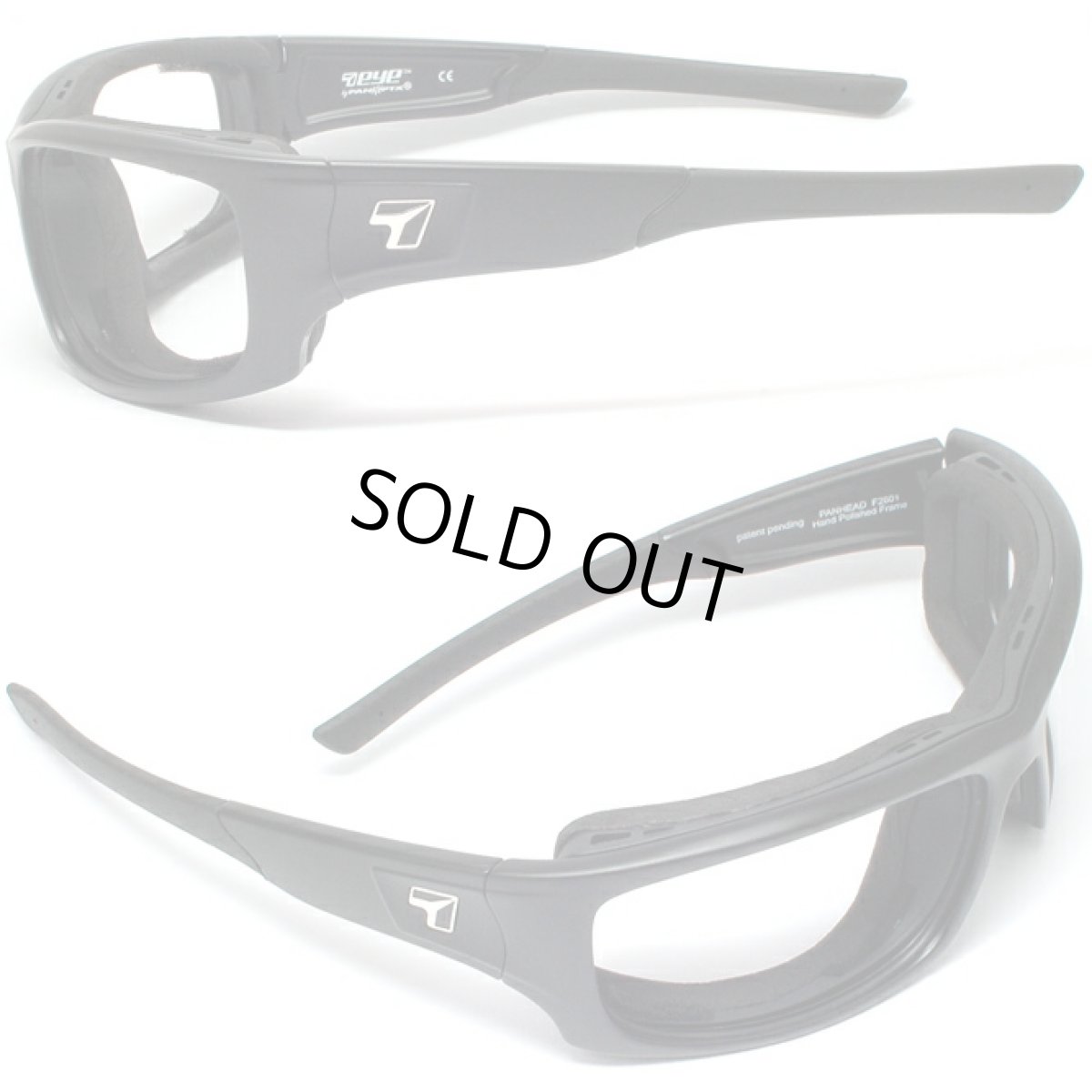 画像2: セブンアイ【7EYE】サングラス 【PANHEAD】（パンヘッド）　F-2601　 （マットブラックフレーム） Airlock　SPF100 ＊セットするレンズによってご注文後に金額が変わります！必ず上記レンズラインナップをご確認の上お選びください！ (2)