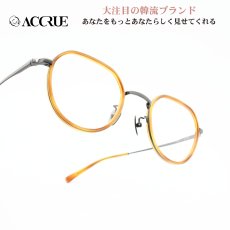 画像1: ACCRUE アクルー SOLTI ソルティ GUN METAL/LIGHT TORTOISE  (1)