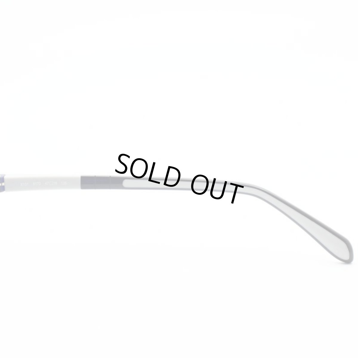 画像7: Ambition アンビション x101-8170 ジュニア用メガネ マットネイビー・ライトグレー/デモレンズ (7)