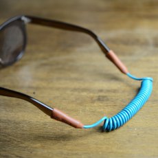 画像1: KUSTOM SPORTS CORD COIL  カスタム スポーツコード コイル メガネ・サングラス用グラスコードストラップ  メガネ ストラップ メガネストラップ 眼鏡ストラップ めがねストラップ (1)