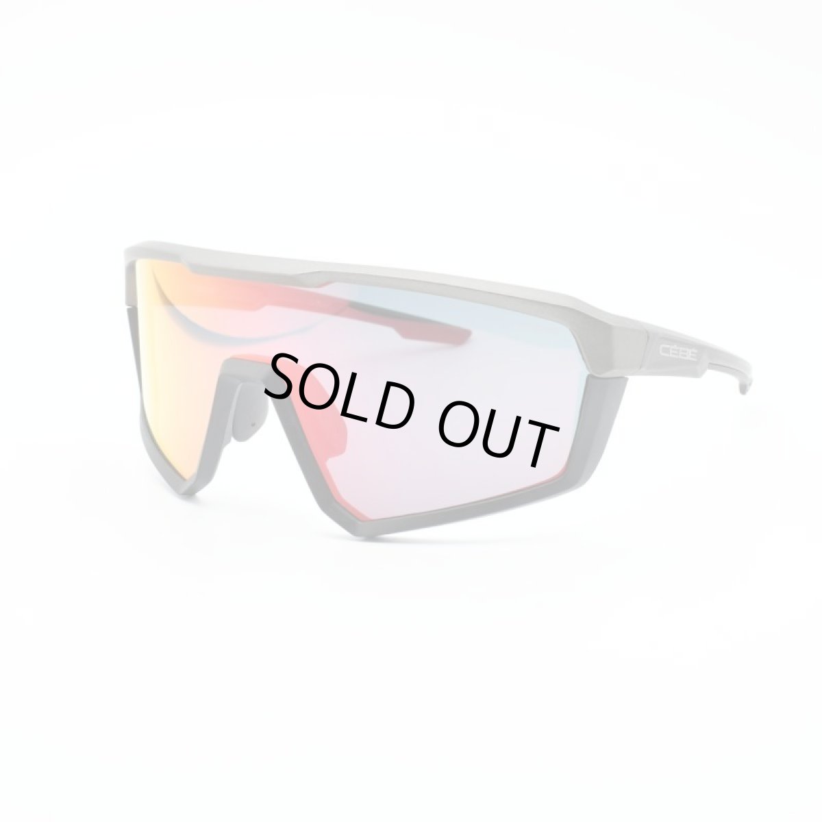 画像2: CEBE セベ ASPHALT アスファルト CBS208 MATTE GUNMETAL BLACK/ZONE GREY Cat3 RED (2)