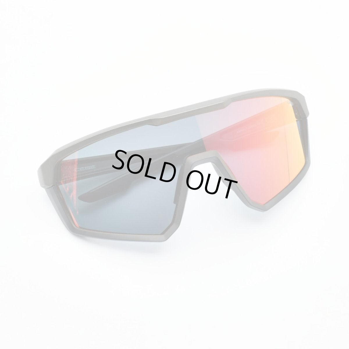 画像8: CEBE セベ ASPHALT アスファルト CBS208 MATTE GUNMETAL BLACK/ZONE GREY Cat3 RED (8)