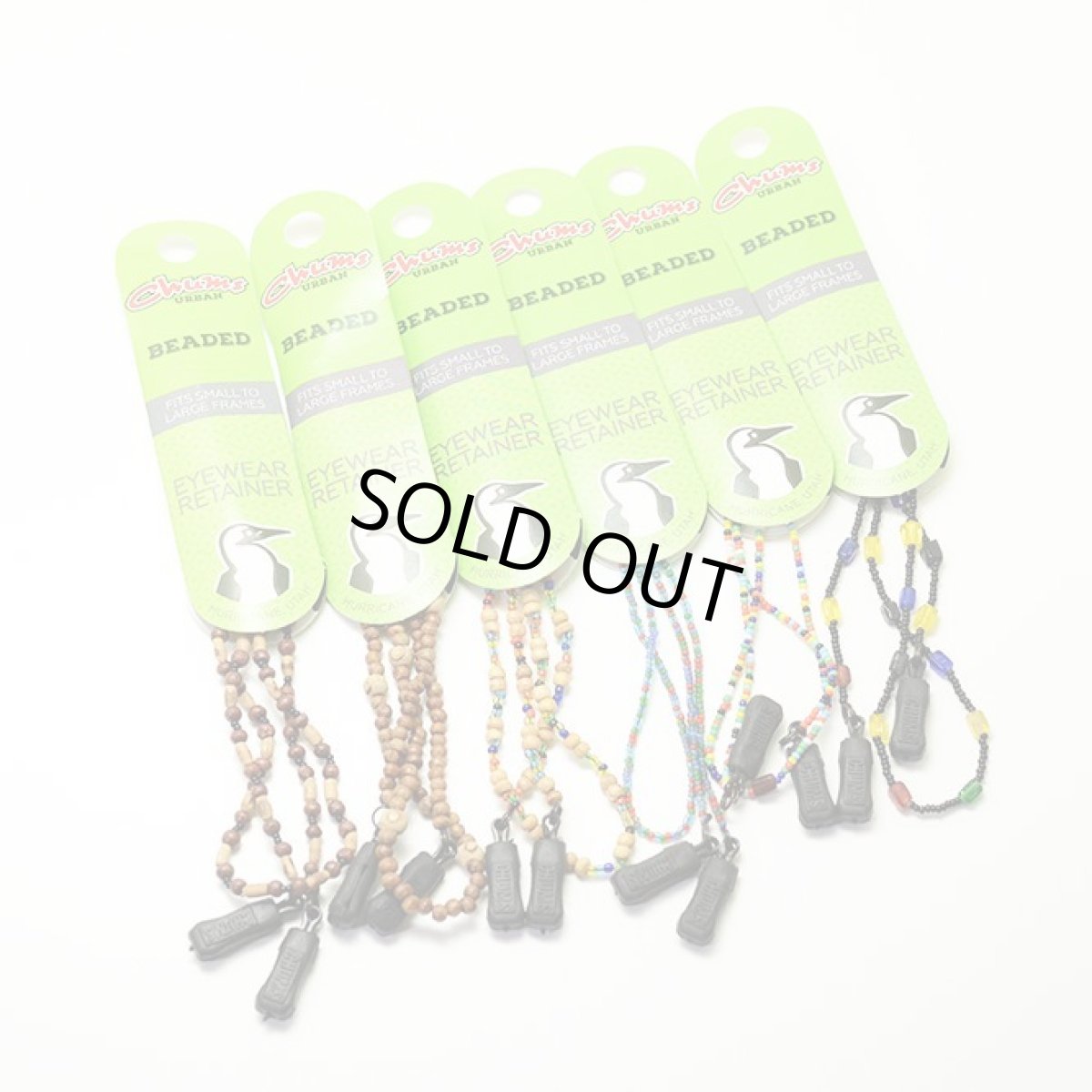 画像2: CHUMS チャムス メガネストラップ Beaded-Cord RETAINER CH61-0230 ビーデッド コード リテーナー メガネ ストラップ メガネチェーン スポーツメガネ サングラス グラスコード 眼鏡 アウトドア おしゃれ チェーン 眼鏡チェーン 眼鏡ストラップ めがねストラップ (2)