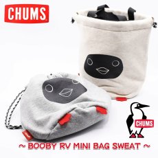 画像1: CHUMS チャムス Booby RV Mini Bag Sweat ブービーリバーシブルミニバッグスウェット リバーシブルタイプ　トートバッグ (1)