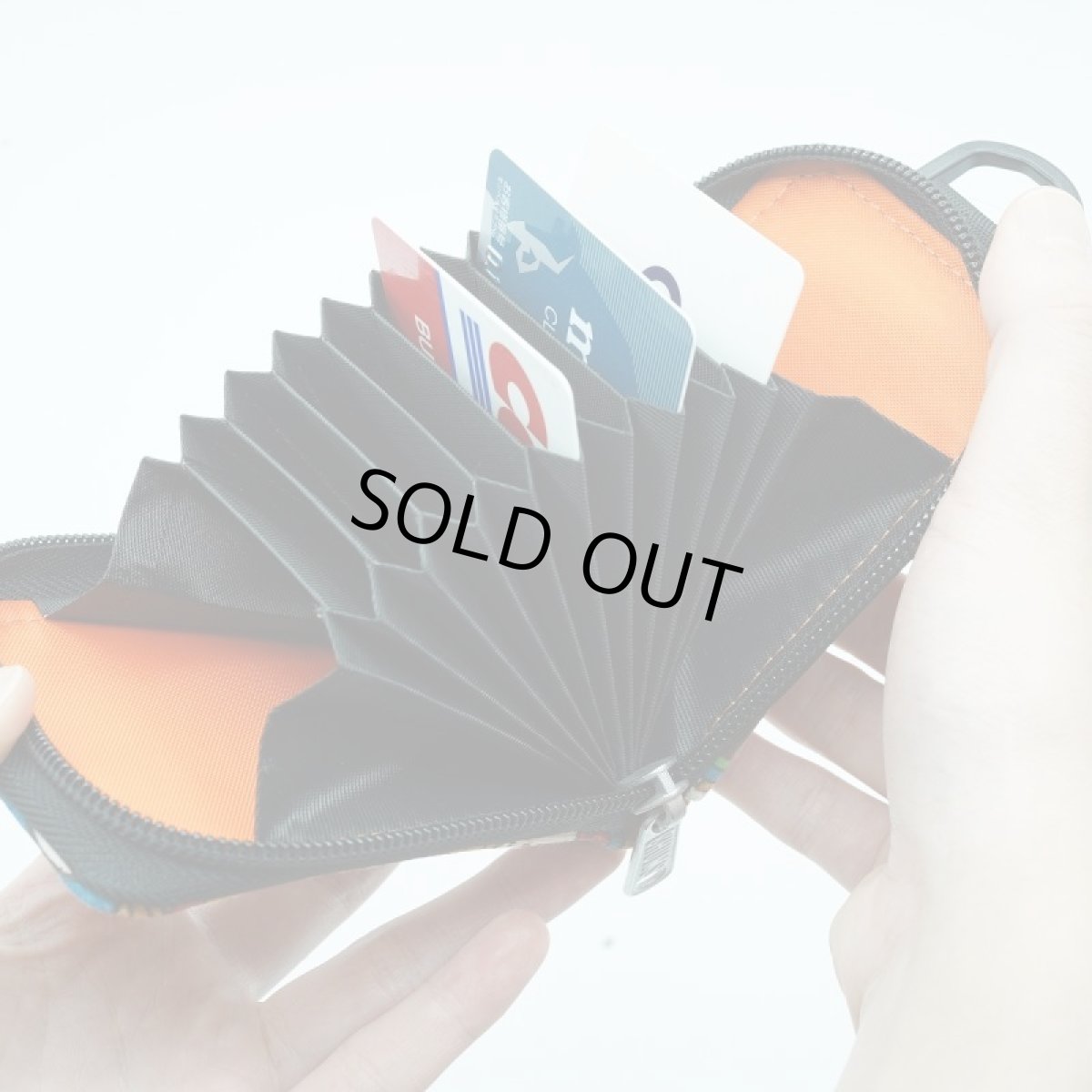 画像2: CHUMS チャムス Bellows Card Case Sweat ベロウカードケーススウェット (2)