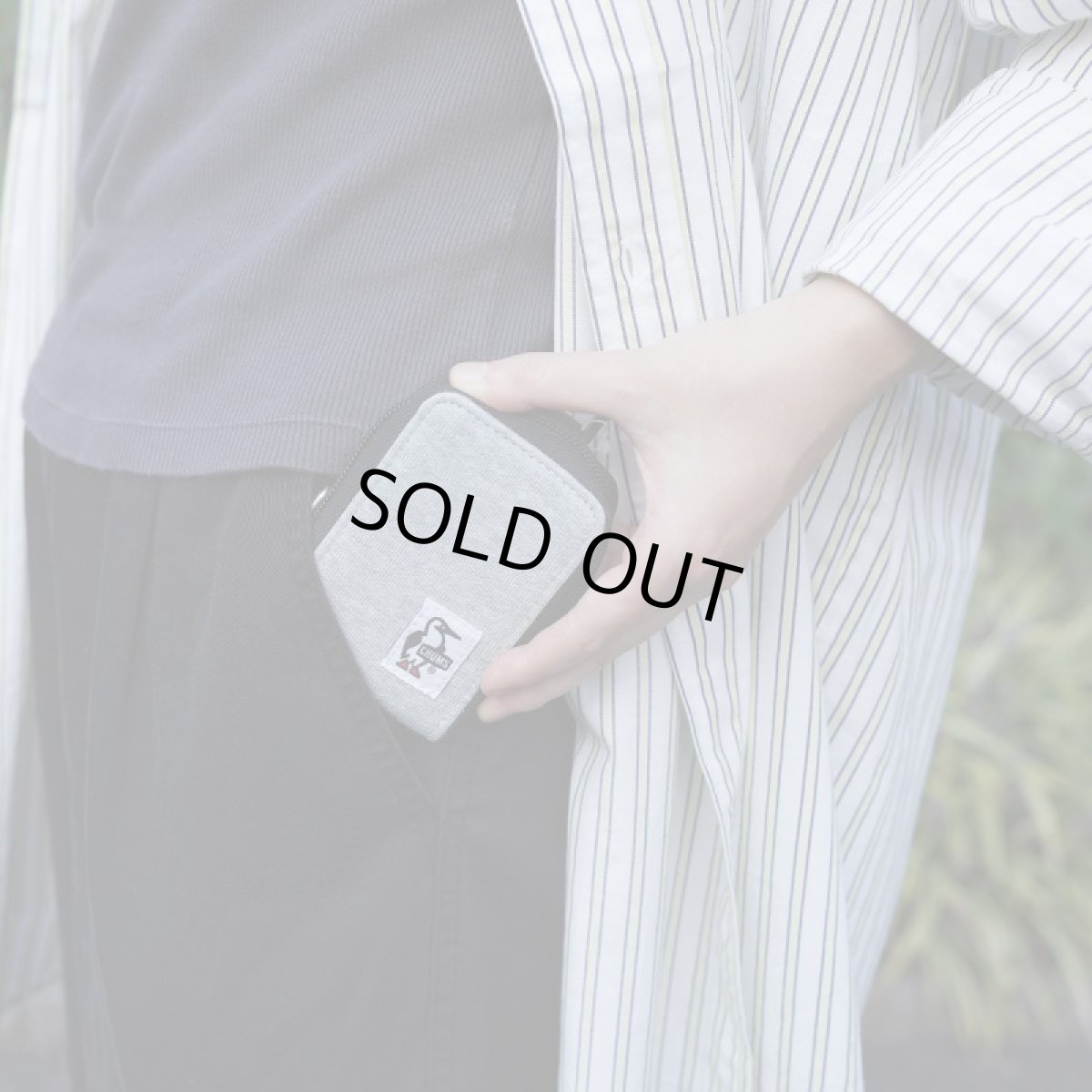 画像6: CHUMS チャムス Bellows Card Case Sweat ベロウカードケーススウェット (6)