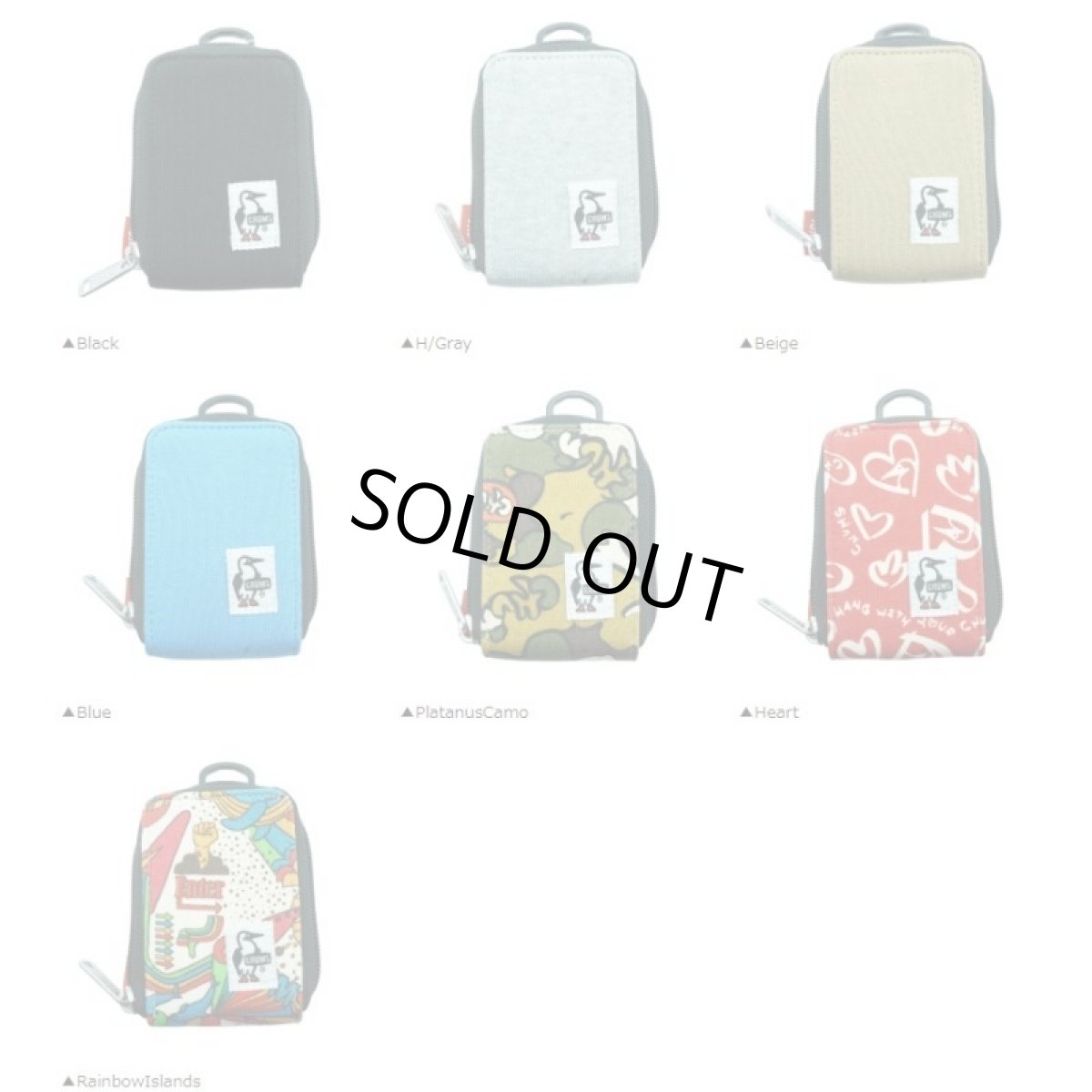 画像7: CHUMS チャムス Bellows Card Case Sweat ベロウカードケーススウェット (7)