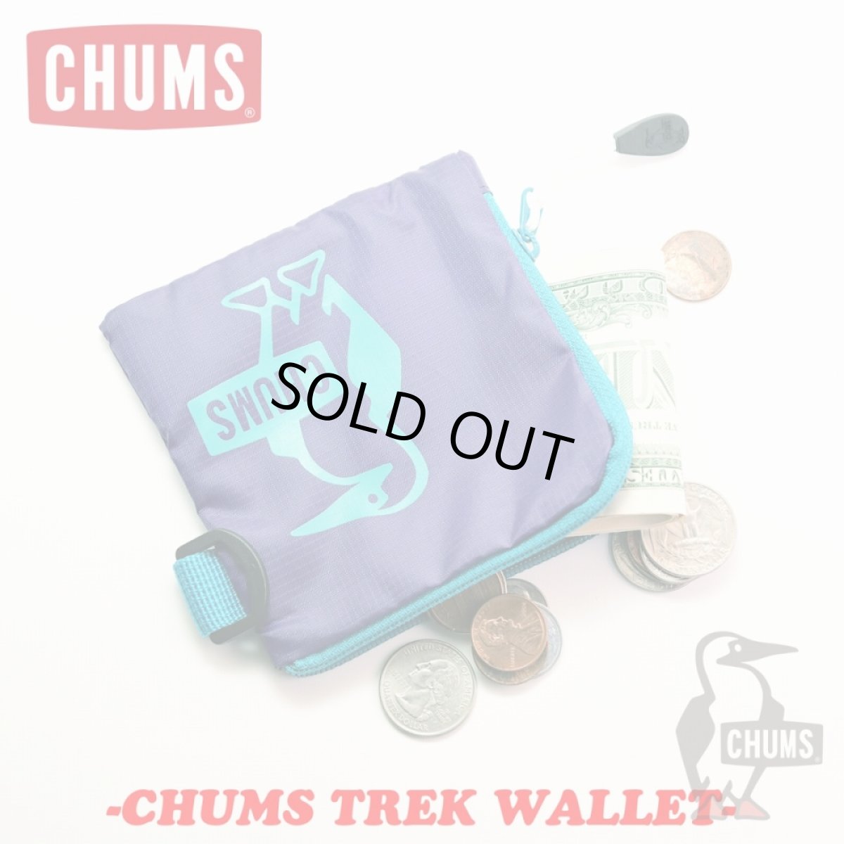 画像1: CHUMS チャムス EASY-GO TREK WALLET イージーゴートレックウォレット (1)