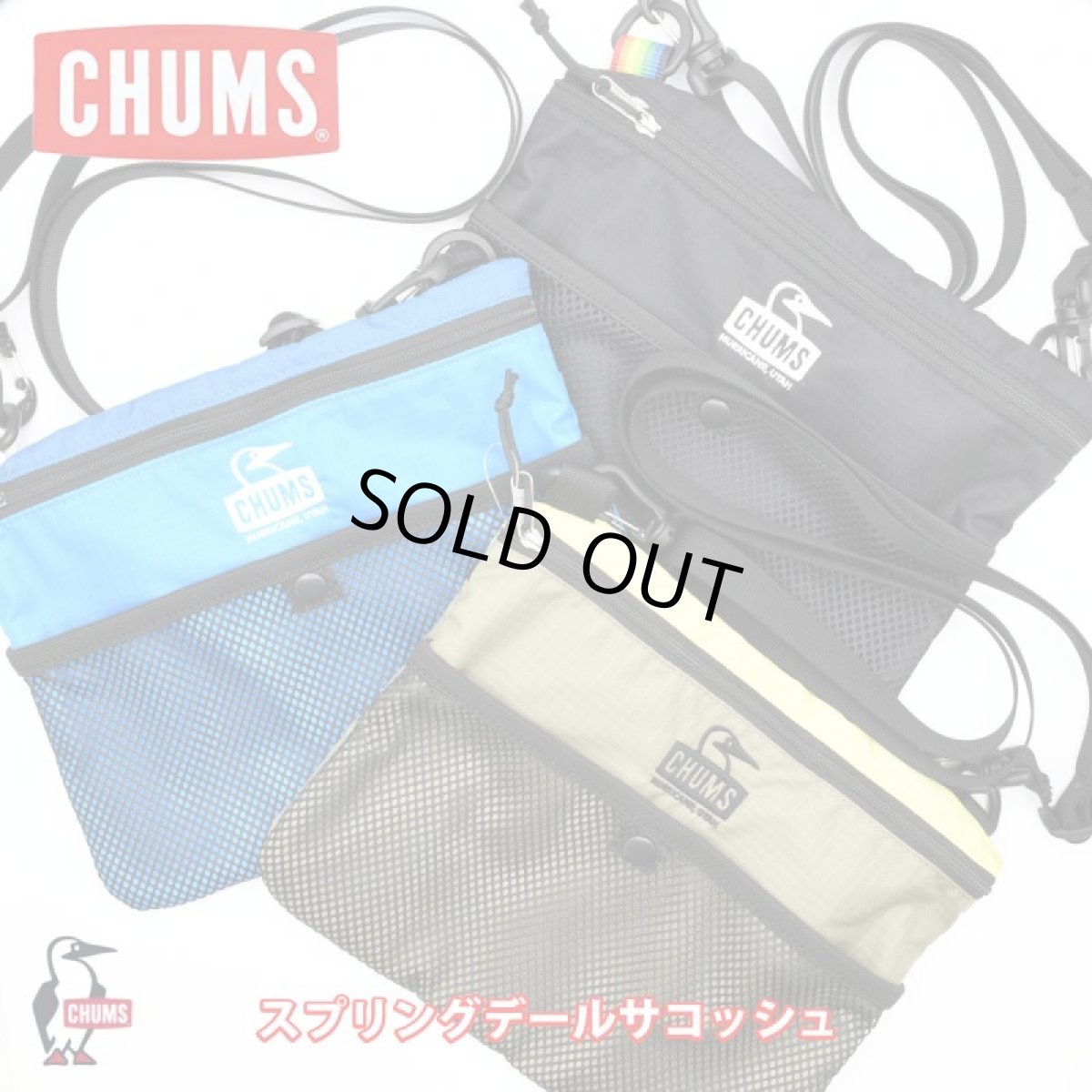 画像1: CHUMS チャムス Spring Dale Sacoche スプリング デール サコッシュ   (1)