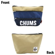 画像11: CHUMS チャムス Tricolor 3 Pocket Pouch Sweat Nylon トリコロール3ポケットポーチ  (11)