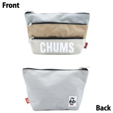 画像12: CHUMS チャムス Tricolor 3 Pocket Pouch Sweat Nylon トリコロール3ポケットポーチ  (12)
