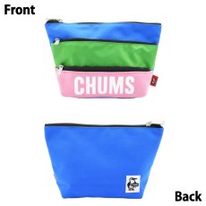 画像13: CHUMS チャムス Tricolor 3 Pocket Pouch Sweat Nylon トリコロール3ポケットポーチ  (13)