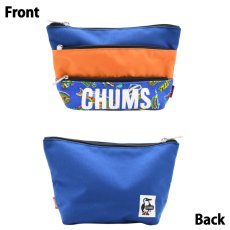 画像16: CHUMS チャムス Tricolor 3 Pocket Pouch Sweat Nylon トリコロール3ポケットポーチ  (16)