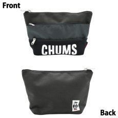 画像9: CHUMS チャムス Tricolor 3 Pocket Pouch Sweat Nylon トリコロール3ポケットポーチ  (9)