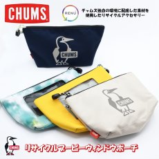 画像1: CHUMS チャムス Recycle Booby Window Pouch リサイクルブービーウインドウポーチ  (1)