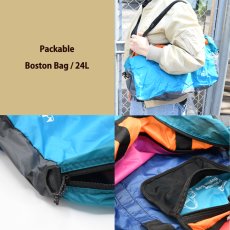 画像2: CHUMS チャムス Packable Boston Bag パッカブルボストンバッグ24L  (2)