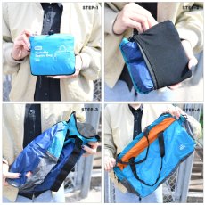 画像4: CHUMS チャムス Packable Boston Bag パッカブルボストンバッグ24L  (4)