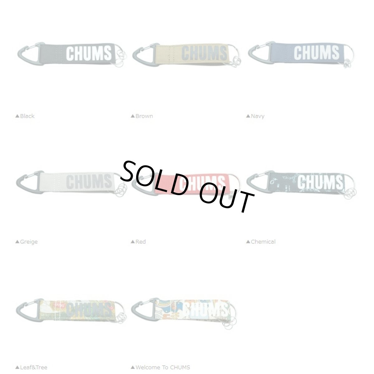 画像3: CHUMS チャムス Recycle CHUMS Key Holder リサイクルチャムスキーホルダー(キーケース|キーコイン) (3)