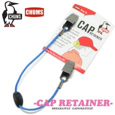 画像1: CHUMS チャムス 防止転落防止クリップ CAP RETAINER ハット＆キャップクリップ リテイナー 帽子用ストラップ ハットコード アウトドア用帽子ストラップ (1)