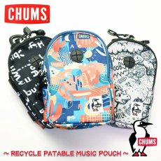 画像1: CHUMS チャムス Recycle Portable Music Pouch リサイクルポータブルミュージックポーチ (1)