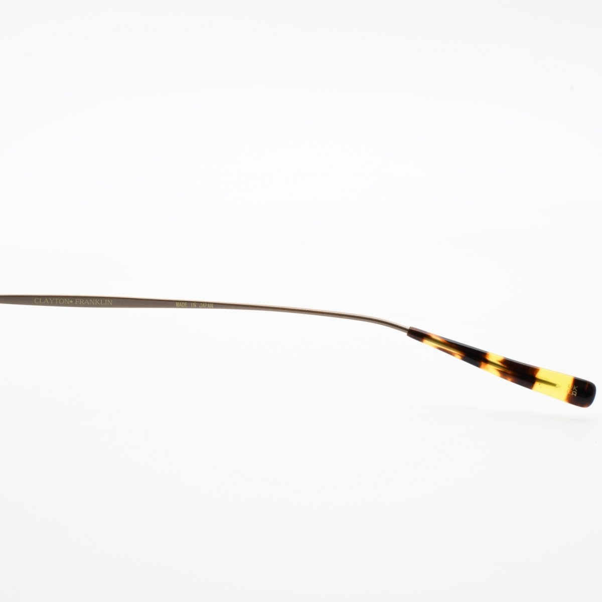 画像7: CLAYTON FRANKLIN クレイトンフランクリン メガネフレーム CF559-BR デミ巻&ブラウン/デモレンズ (7)