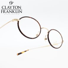 画像1: CLAYTON FRANKLIN クレイトンフランクリン メガネフレーム CF559-GP レッドデミ巻＆ゴールド/デモレンズ (1)