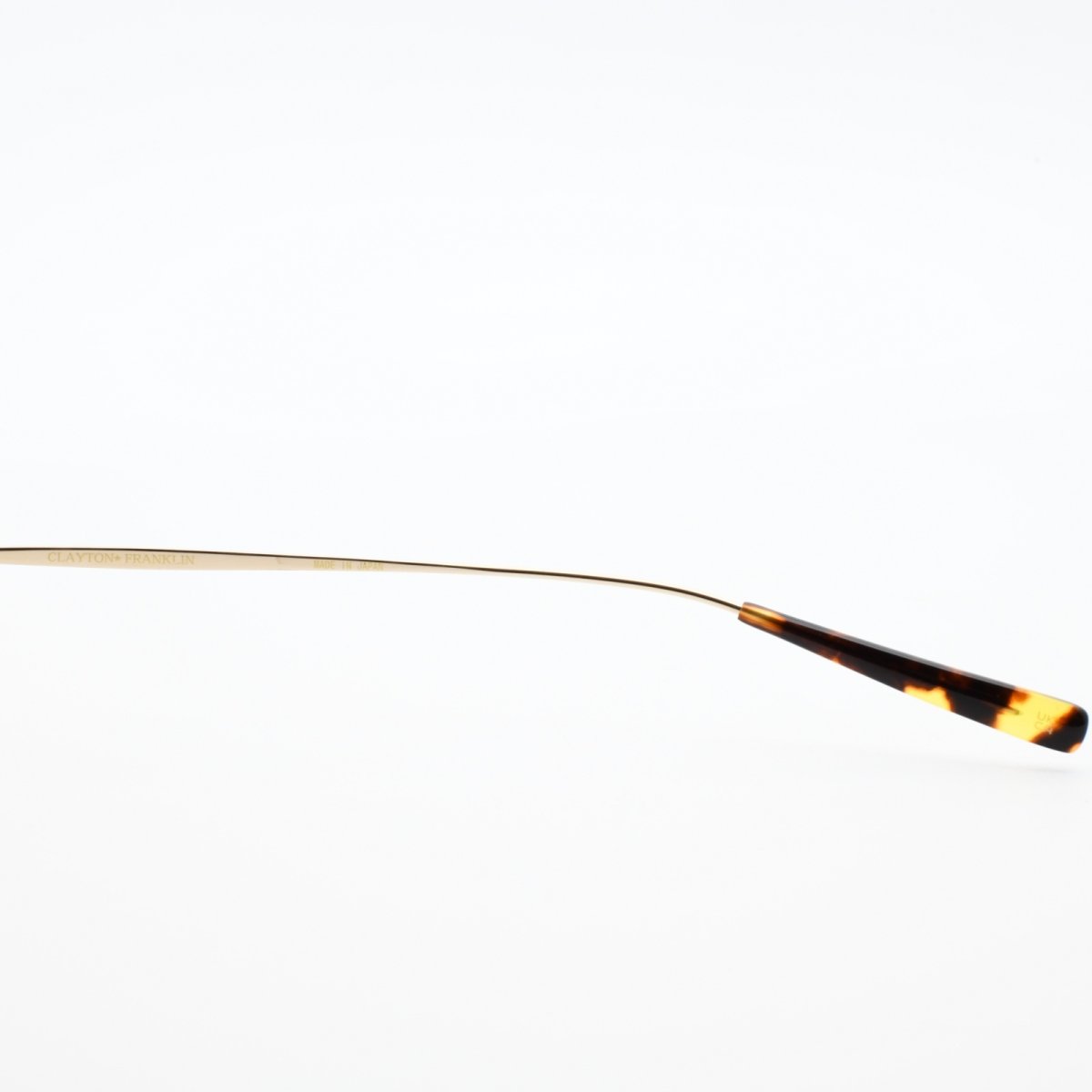 画像6: CLAYTON FRANKLIN クレイトンフランクリン メガネフレーム CF559-GP レッドデミ巻&ゴールド/デモレンズ (6)