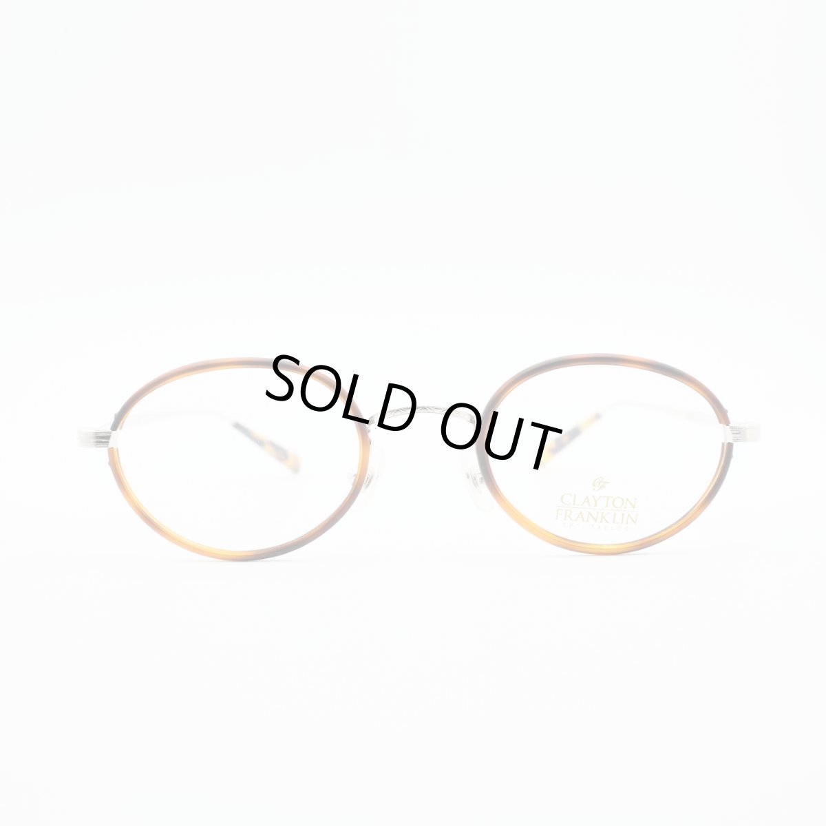 画像3: CLAYTON FRANKLIN クレイトンフランクリン メガネフレーム CF559-SL デミ巻&シルバー/デモレンズ (3)