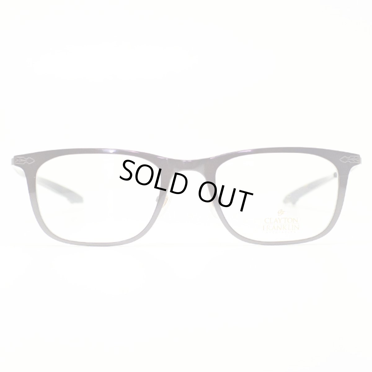 画像2: CLAYTON FRANKLIN クレイトンフランクリン メガネフレーム CF579-BR ブラウン/デモレンズ (2)