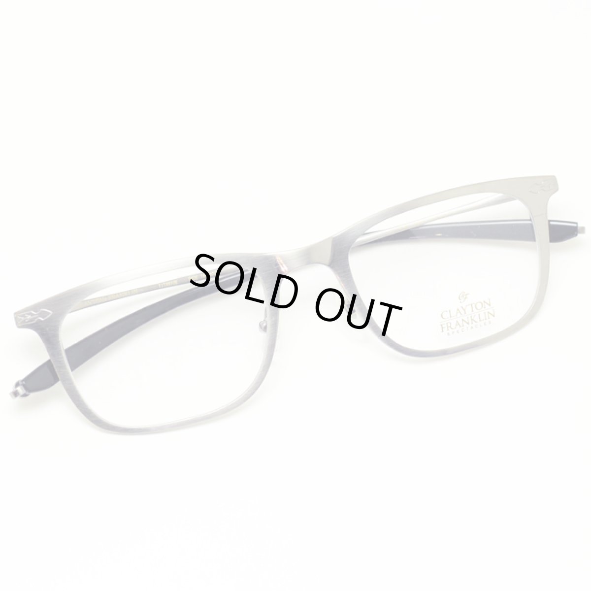 画像3: CLAYTON FRANKLIN クレイトンフランクリン メガネフレーム CF579-GR シルバー/デモレンズ (3)