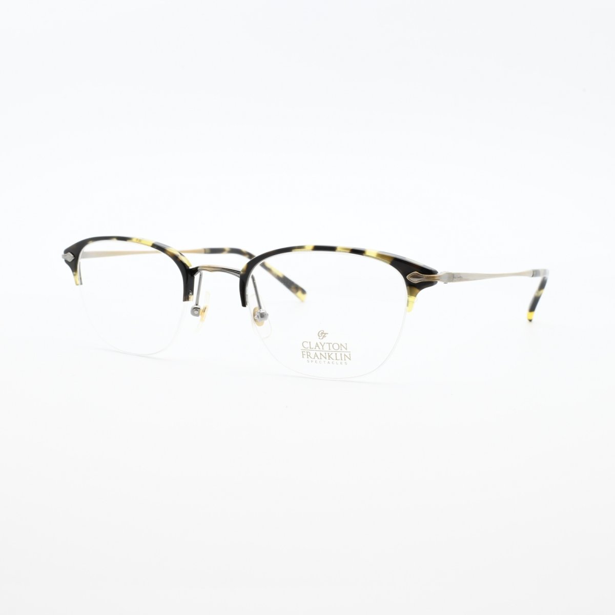 画像2: クレイトンフランクリン 【CLAYTON　FRANKLIN】メガネフレーム CF590-AGP（アンティークゴールド/クリアデモレンズ） (2)