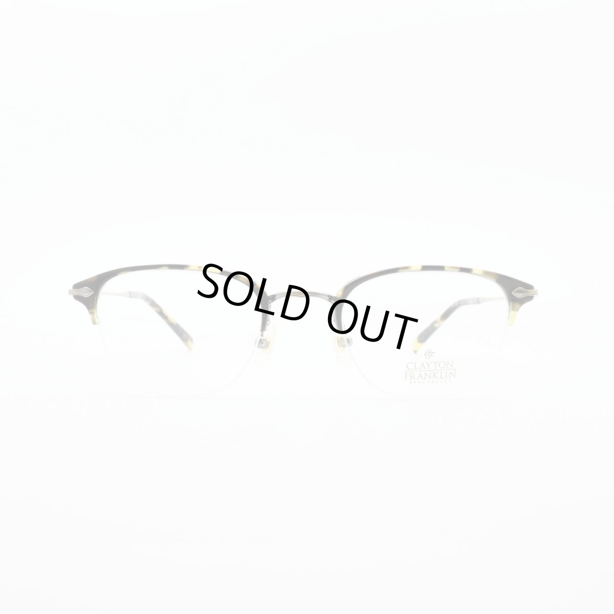画像3: クレイトンフランクリン 【CLAYTON　FRANKLIN】メガネフレーム CF590-AGP（アンティークゴールド/クリアデモレンズ） (3)