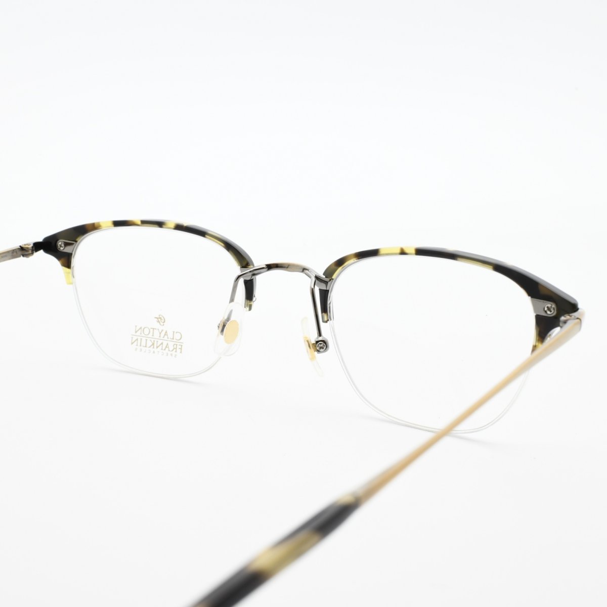 画像5: クレイトンフランクリン 【CLAYTON　FRANKLIN】メガネフレーム CF590-AGP（アンティークゴールド/クリアデモレンズ） (5)