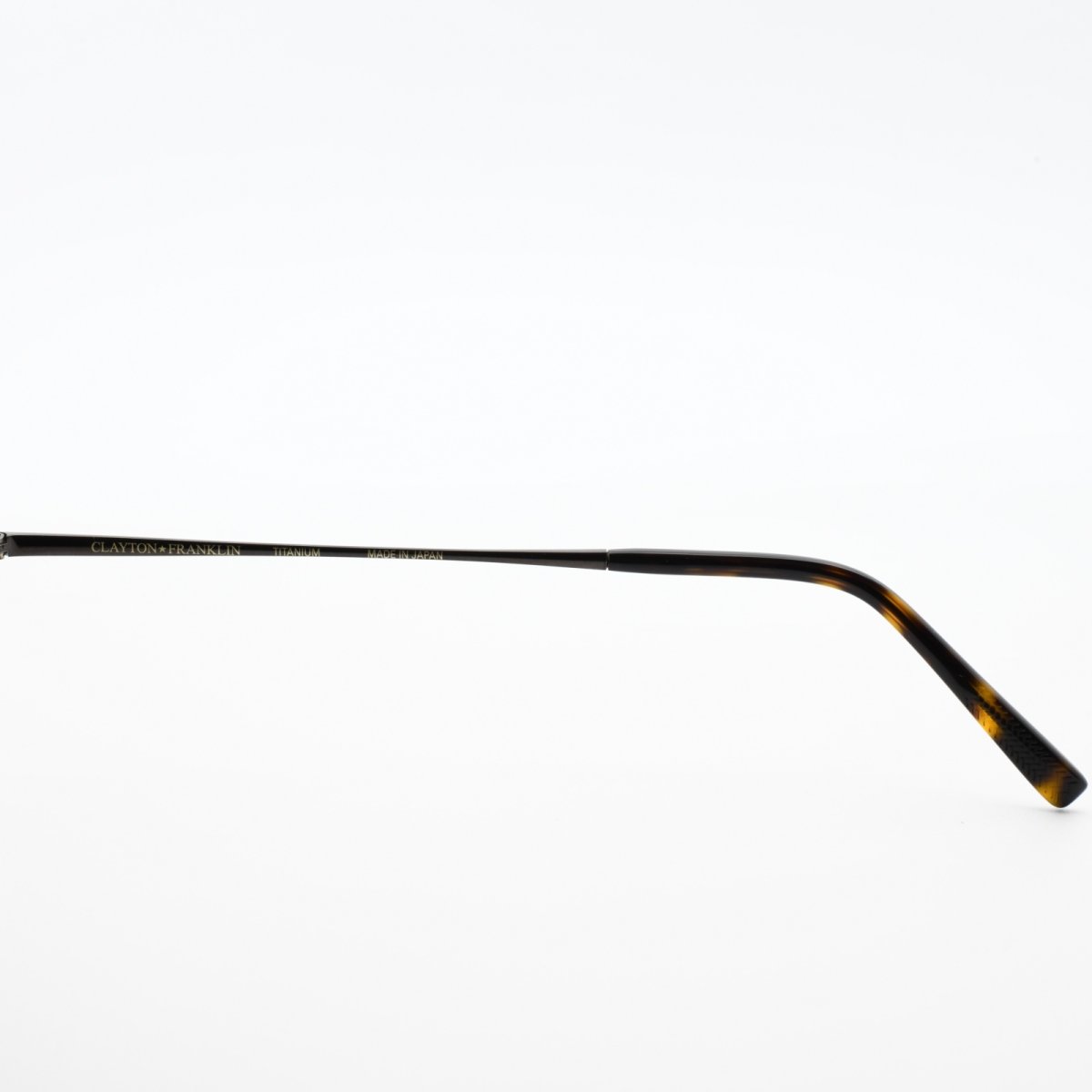 画像2: クレイトンフランクリン 【CLAYTON　FRANKLIN】メガネフレーム CF590-BR（デミブラウン＆ブラウン/クリアデモレンズ） (2)
