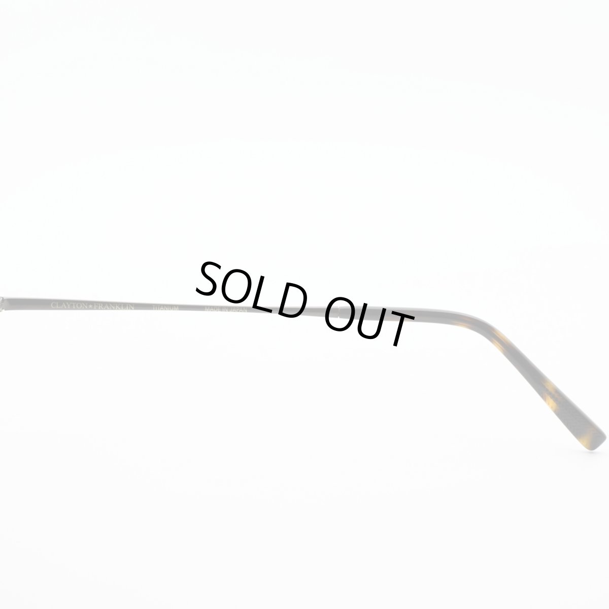 画像2: クレイトンフランクリン 【CLAYTON　FRANKLIN】メガネフレーム CF590-BR（デミブラウン＆ブラウン/クリアデモレンズ） (2)