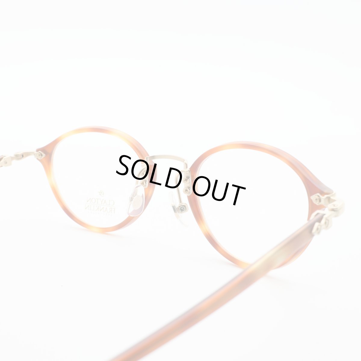 画像5: CLAYTON FRANKLIN クレイトンフランクリン メガネフレーム CF595-LT ライトトートイズ/クリアデモレンズ (5)