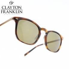 画像1: クレイトンフランクリン 【CLAYTON　FRANKLIN】メガネフレーム CF604-DM（マーブルデミ/ブラウンレンズ） (1)