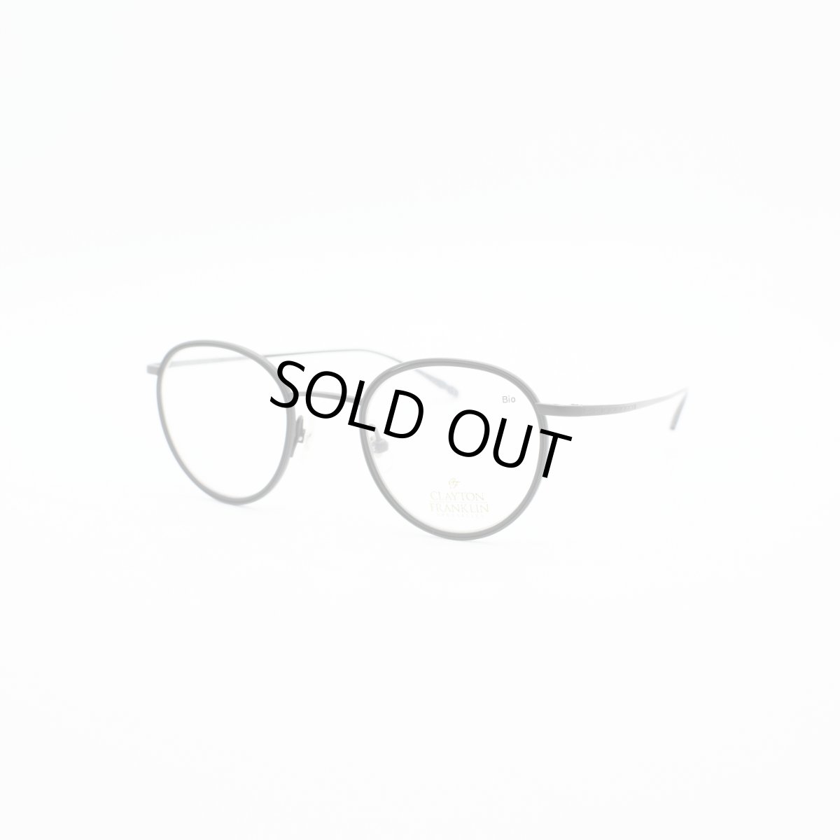 画像2: クレイトンフランクリン 【CLAYTON　FRANKLIN】メガネフレーム CF606　MBK　MBK（マットブラック・マットブラック/デモレンズ） (2)