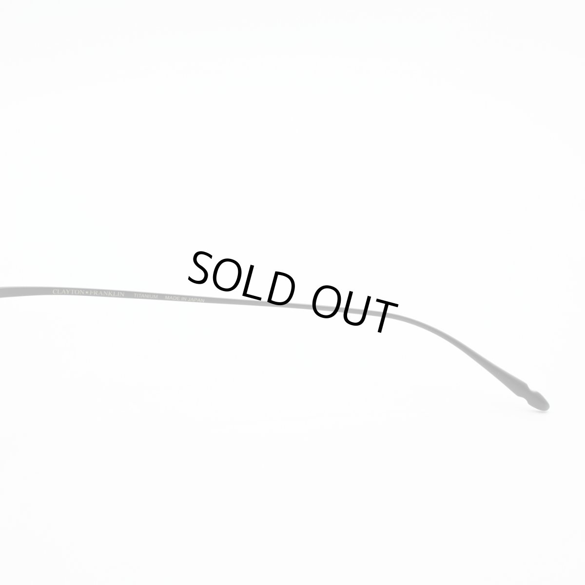 画像7: クレイトンフランクリン 【CLAYTON　FRANKLIN】メガネフレーム CF606　MBK　MBK（マットブラック・マットブラック/デモレンズ） (7)