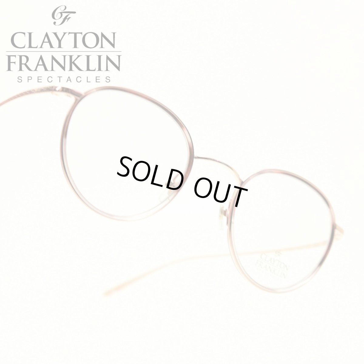 画像1: CLAYTON FRANKLIN クレイトンフランクリン 606 RG/BSPH ローズゴールド (1)