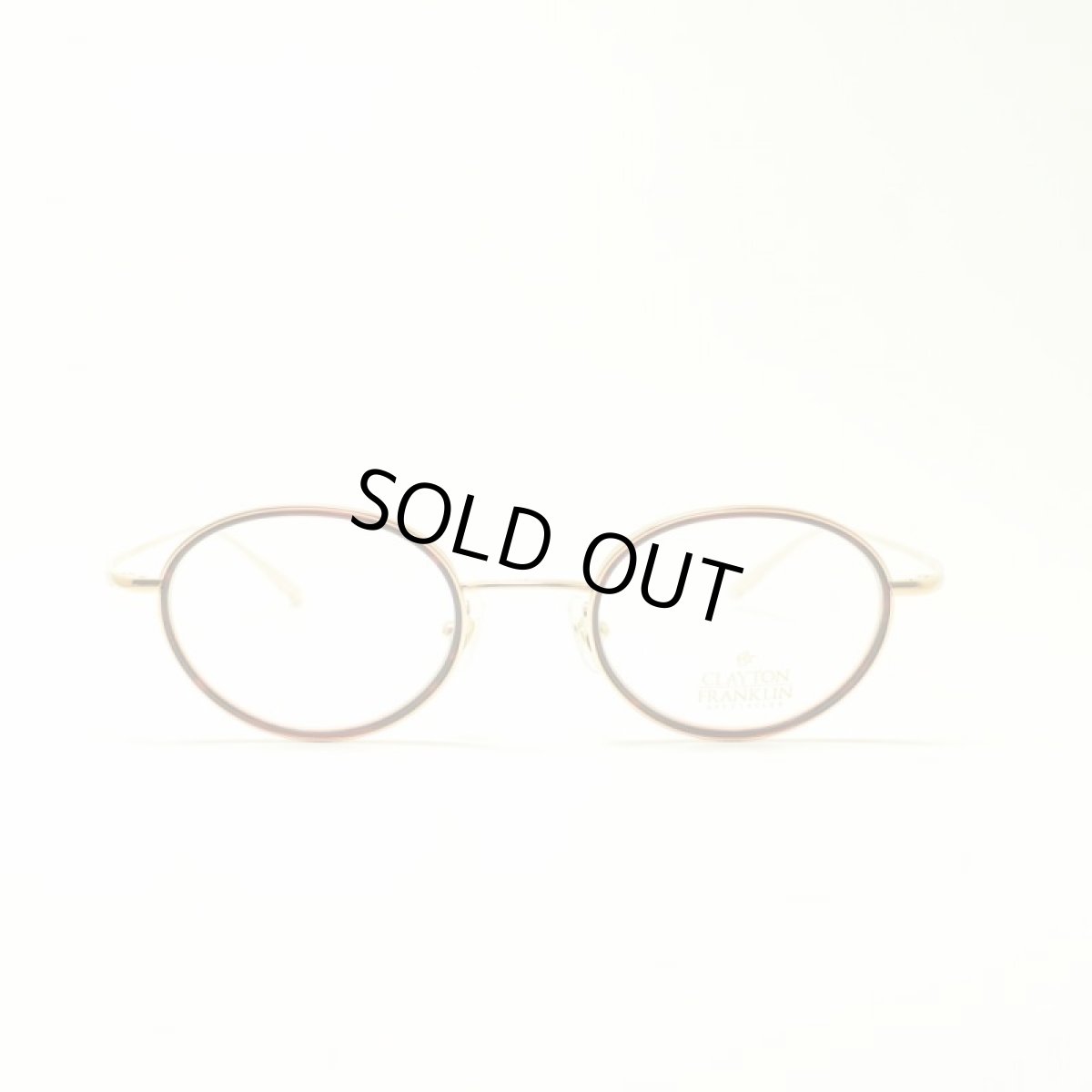 画像2: CLAYTON FRANKLIN クレイトンフランクリン 607 RG/RDS レッドゴールド メガネ 眼鏡 めがね メンズ レディース おしゃれ ブランド 人気 おすすめ フレーム 流行り 度付き レンズ (2)