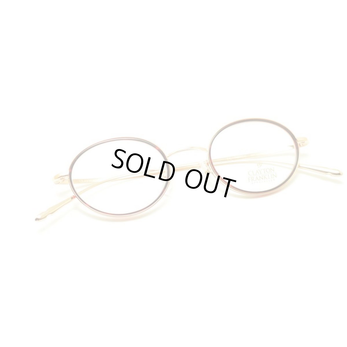 画像4: CLAYTON FRANKLIN クレイトンフランクリン 607 RG/RDS レッドゴールド メガネ 眼鏡 めがね メンズ レディース おしゃれ ブランド 人気 おすすめ フレーム 流行り 度付き レンズ (4)