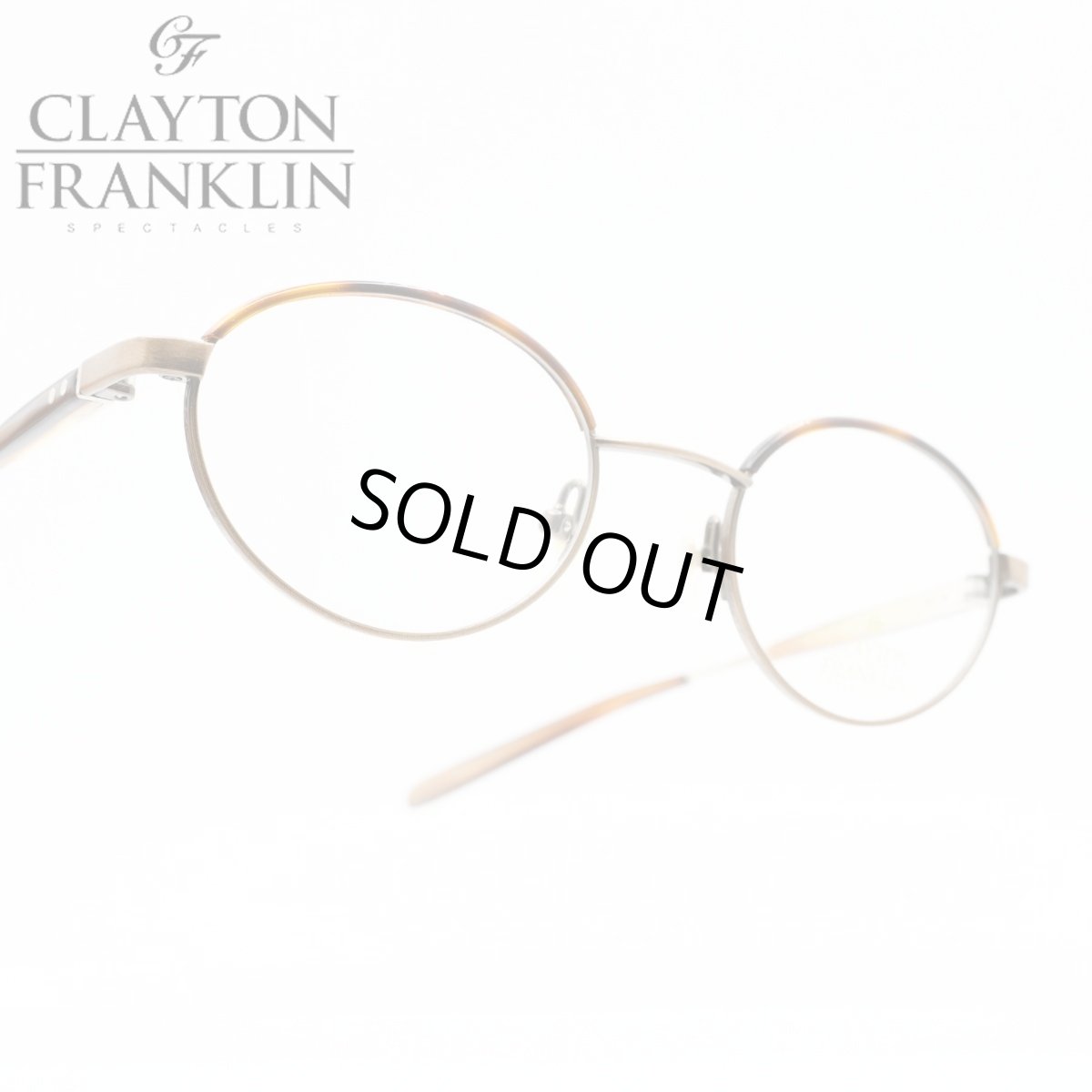 画像1: CLAYTON FRANKLIN クレイトンフランクリン 612 BR ブラウン メガネ 眼鏡 めがね メンズ レディース おしゃれ ブランド 人気 おすすめ フレーム 流行り 度付き レンズ (1)