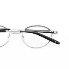 画像8: クレイトンフランクリン 【CLAYTON　FRANKLIN】メガネフレーム CF612　AS（アンティークシルバー・ブラック/デモレンズ） (8)