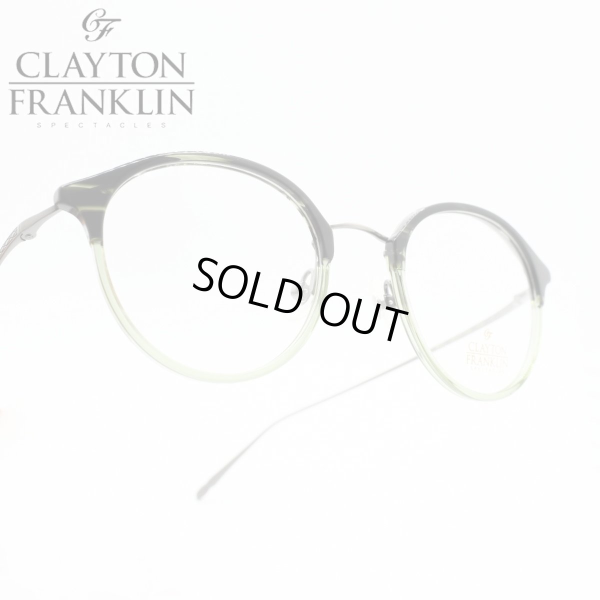 画像1: 藤井風さん愛用モデル CLAYTON FRANKLIN クレイトンフランクリン 616 GSH グリーンササハーフ (1)