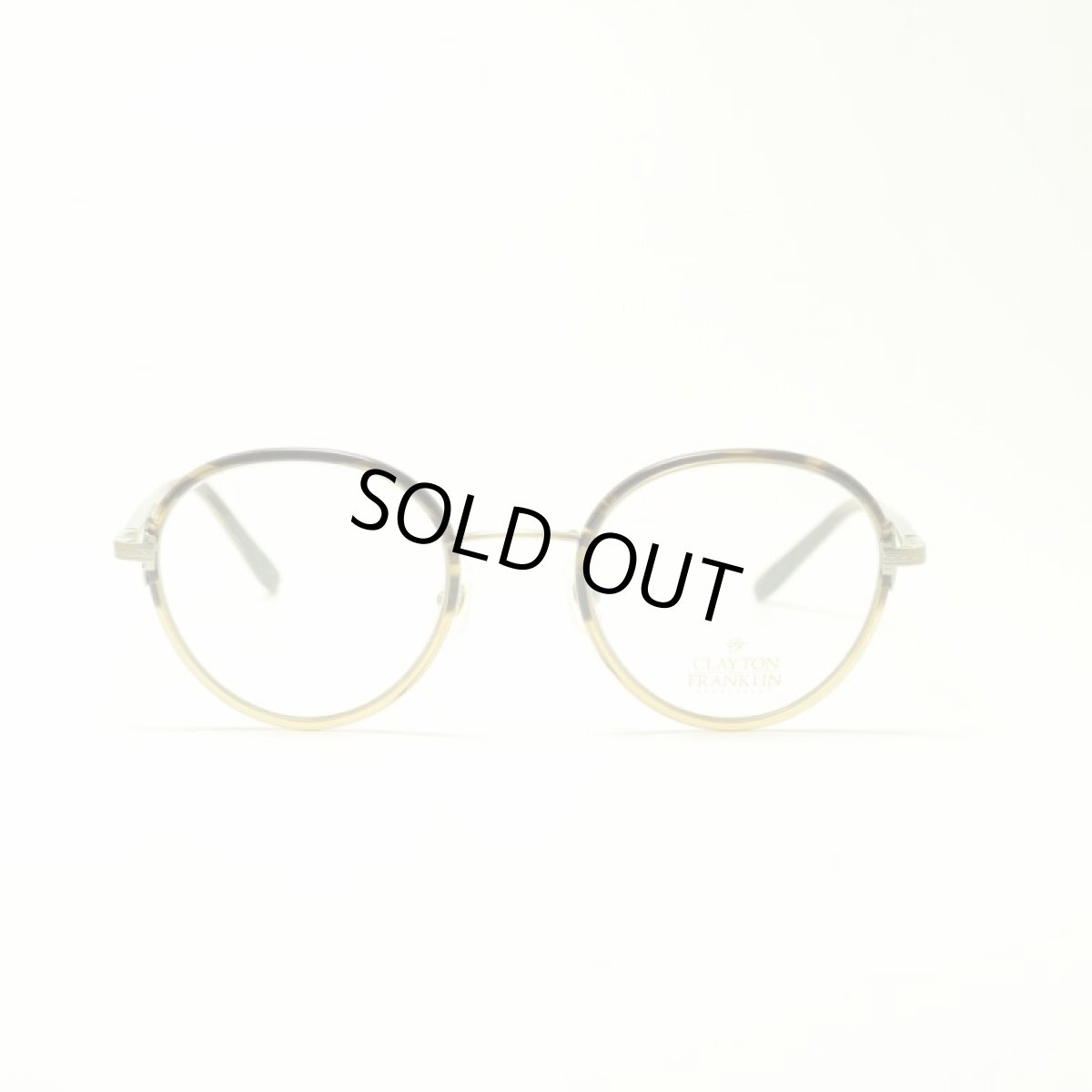 画像2: CLAYTON FRANKLIN クレイトンフランクリン 618 HB ハーフブラウン メガネ 眼鏡 めがね メンズ レディース おしゃれ ブランド 人気 おすすめ フレーム 流行り 度付き レンズ (2)