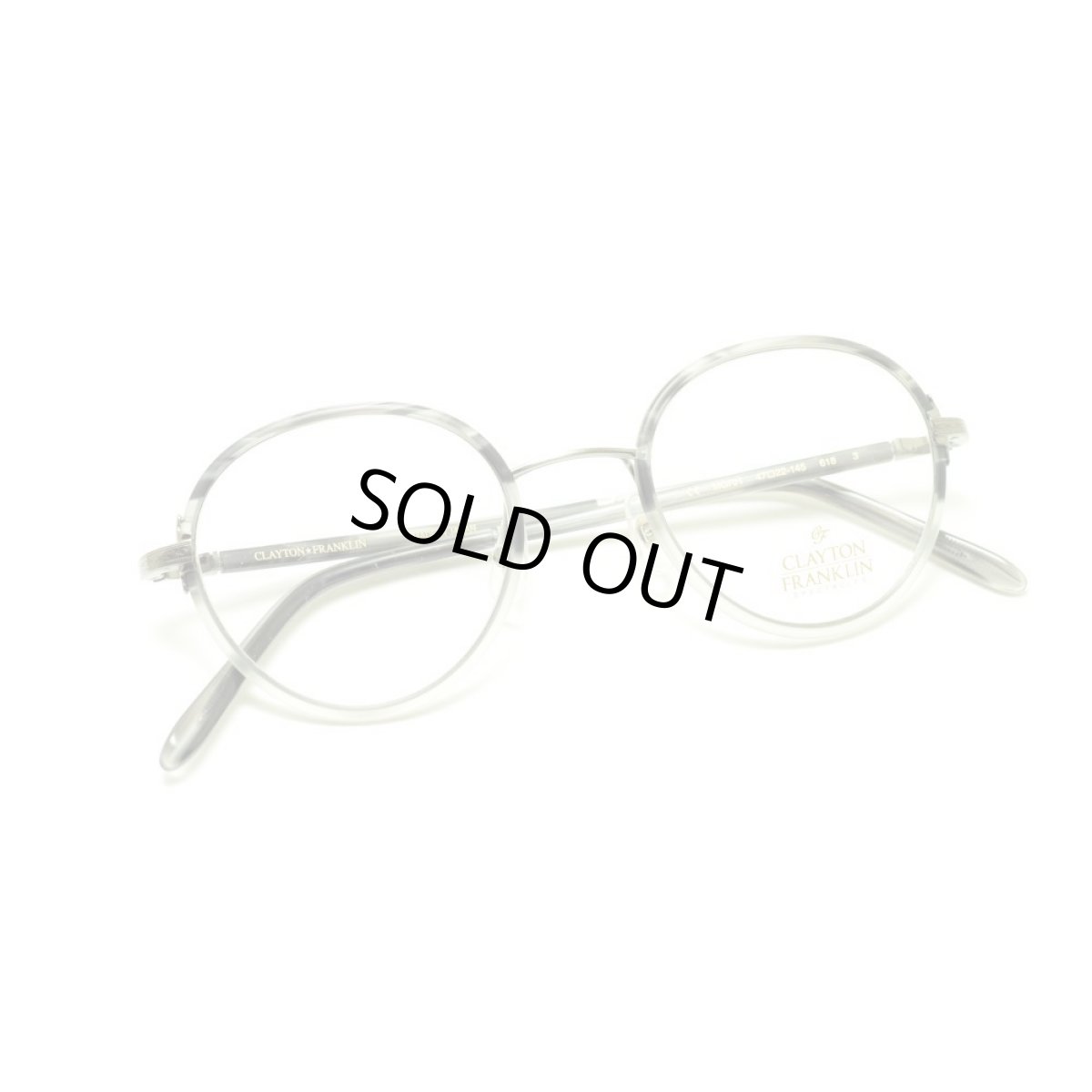 画像4: CLAYTON FRANKLIN クレイトンフランクリン 618 MGRH マットグレーハーフ メガネ 眼鏡 めがね メンズ レディース おしゃれ ブランド 人気 おすすめ フレーム 流行り 度付き レンズ (4)