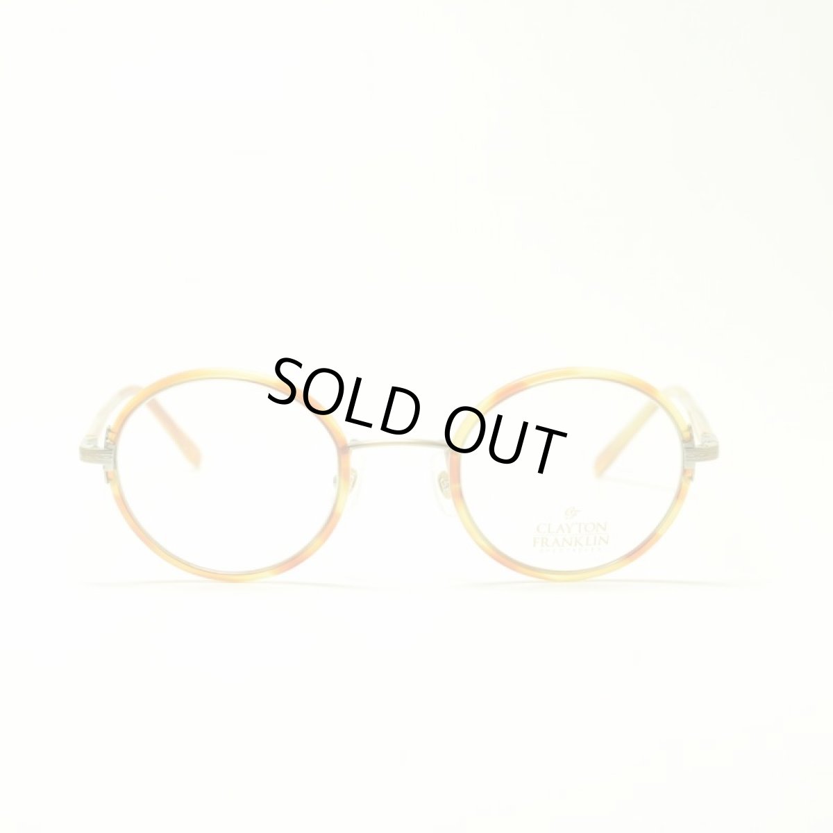 画像2: CLAYTON FRANKLIN クレイトンフランクリン 619 AT アンバートートイズ  メガネ 眼鏡 めがね メンズ レディース おしゃれ ブランド 人気 おすすめ フレーム 流行り 度付き レンズ (2)