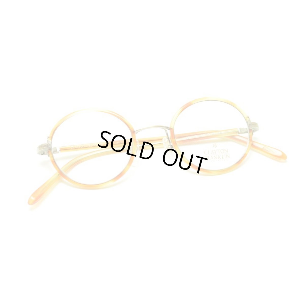 画像4: CLAYTON FRANKLIN クレイトンフランクリン 619 AT アンバートートイズ  メガネ 眼鏡 めがね メンズ レディース おしゃれ ブランド 人気 おすすめ フレーム 流行り 度付き レンズ (4)